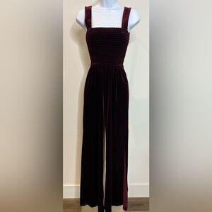 Nova Vintage Velvet Velour Jumpsuit